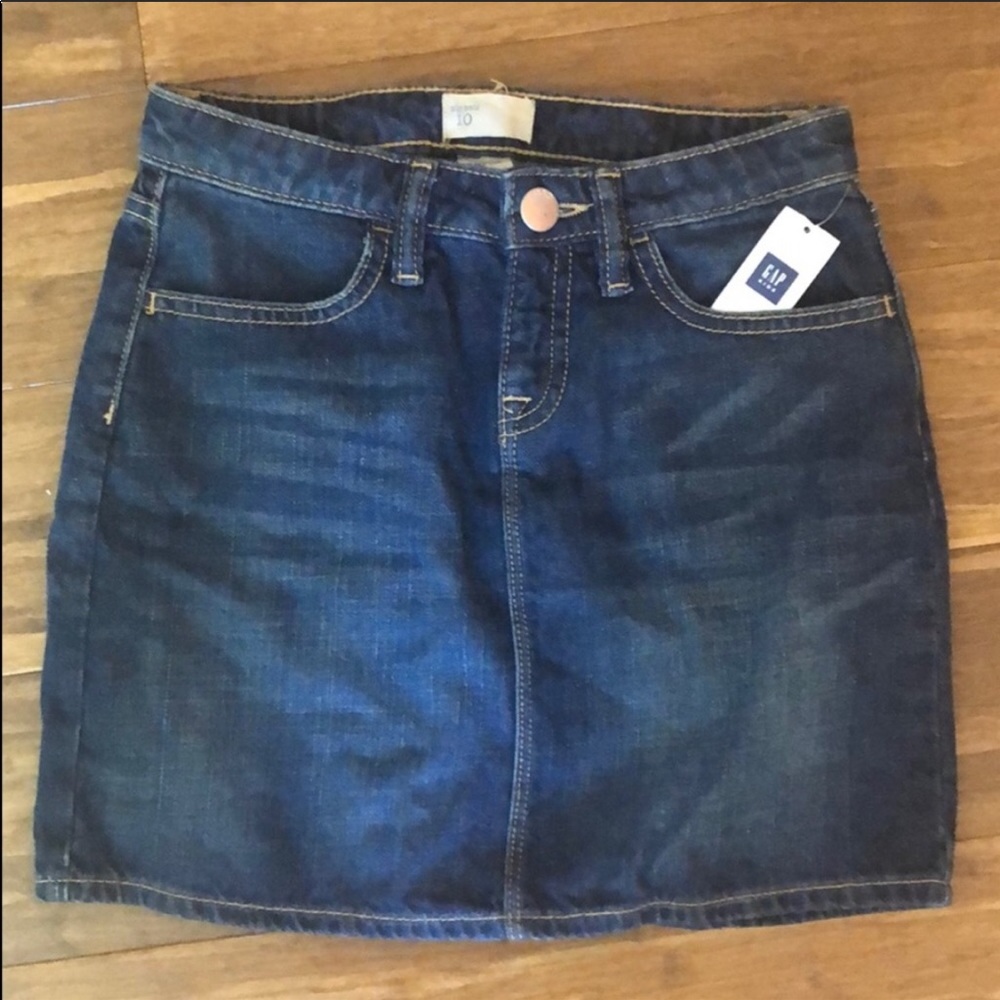 Gap kids denim skirt